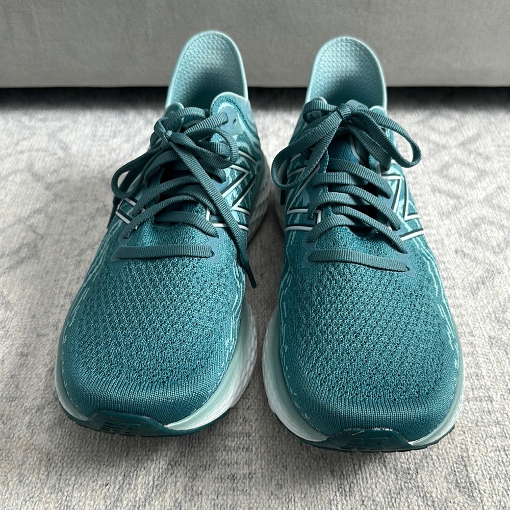 New Balance Women's Fresh Foam 1080 V11 Running Shoe Deep Sea/Storm Blue 8.5